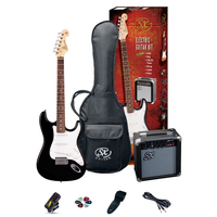 SX SE1SKB ELECTRIC GUITAR + AMP PACKAGE