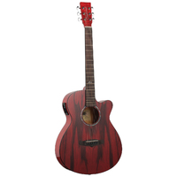 Tanglewood Azure SuperFolk C/E Pacific Walnut Shimmer Red Gloss